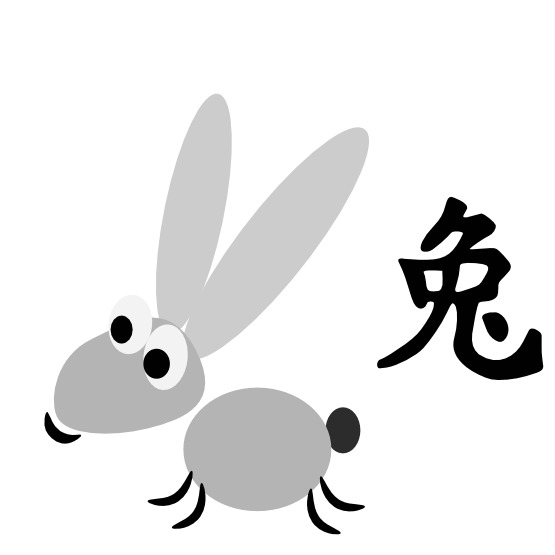Chinese Horoscope Rabbit Sign Character Clipart png icons