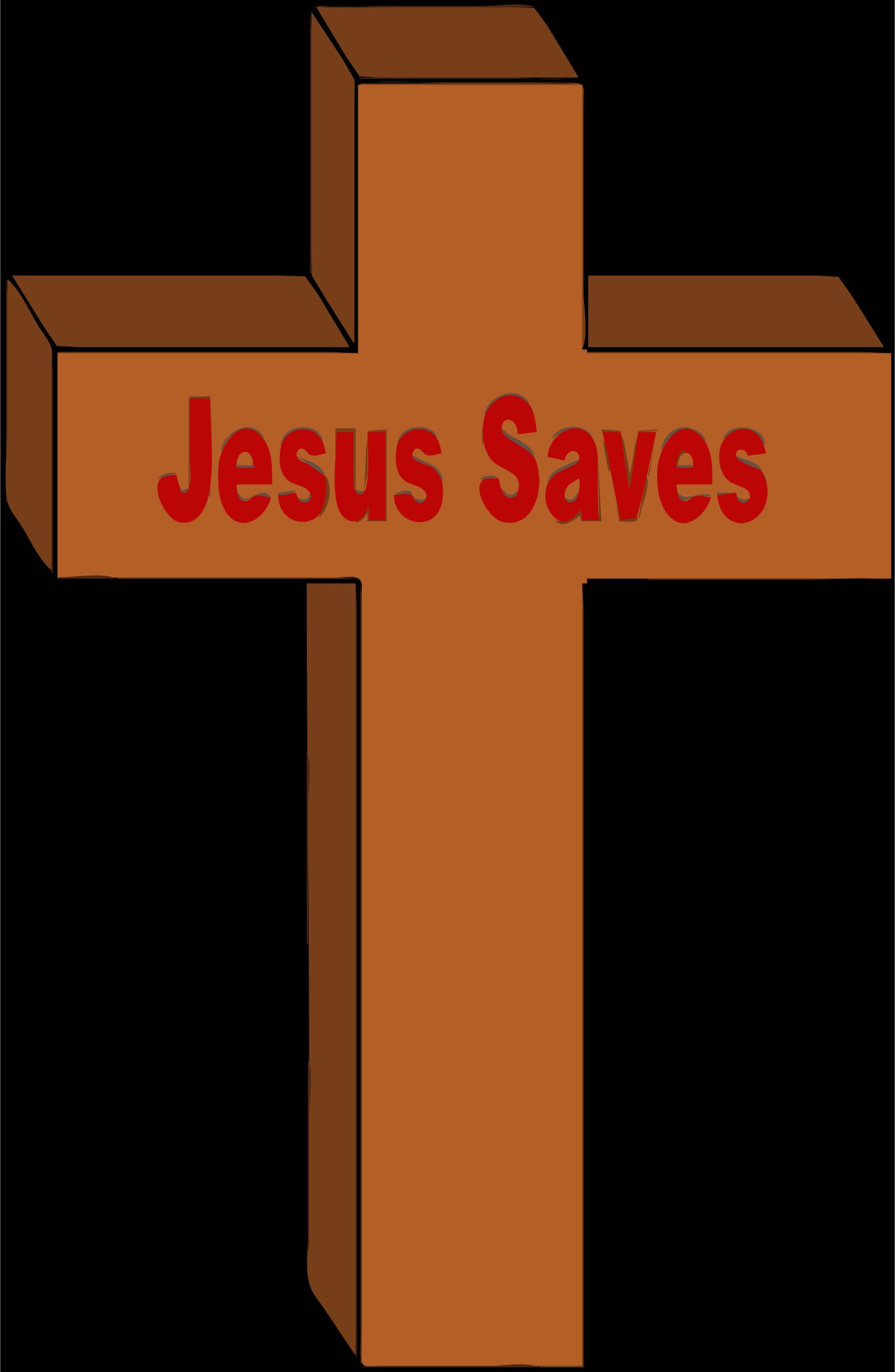 christian cross jesus saves png