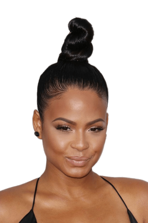 Christina Milian With Top Knot png icons