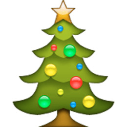 Christmas Tree Emoji icons