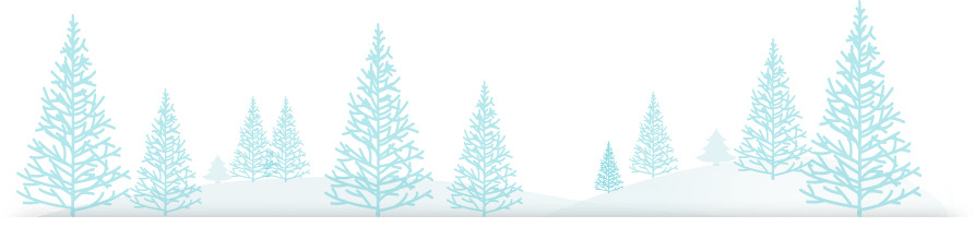 Christmas Trees Footer png