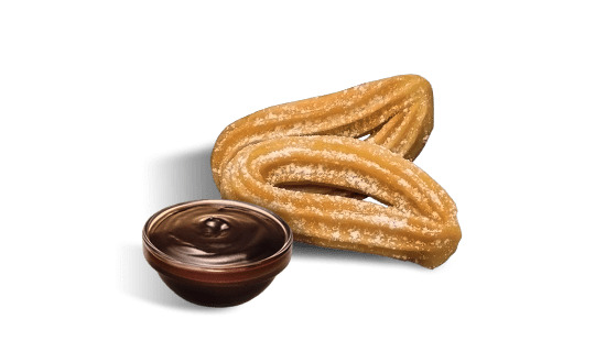 Churro With Chocolate At Taco Bell icons