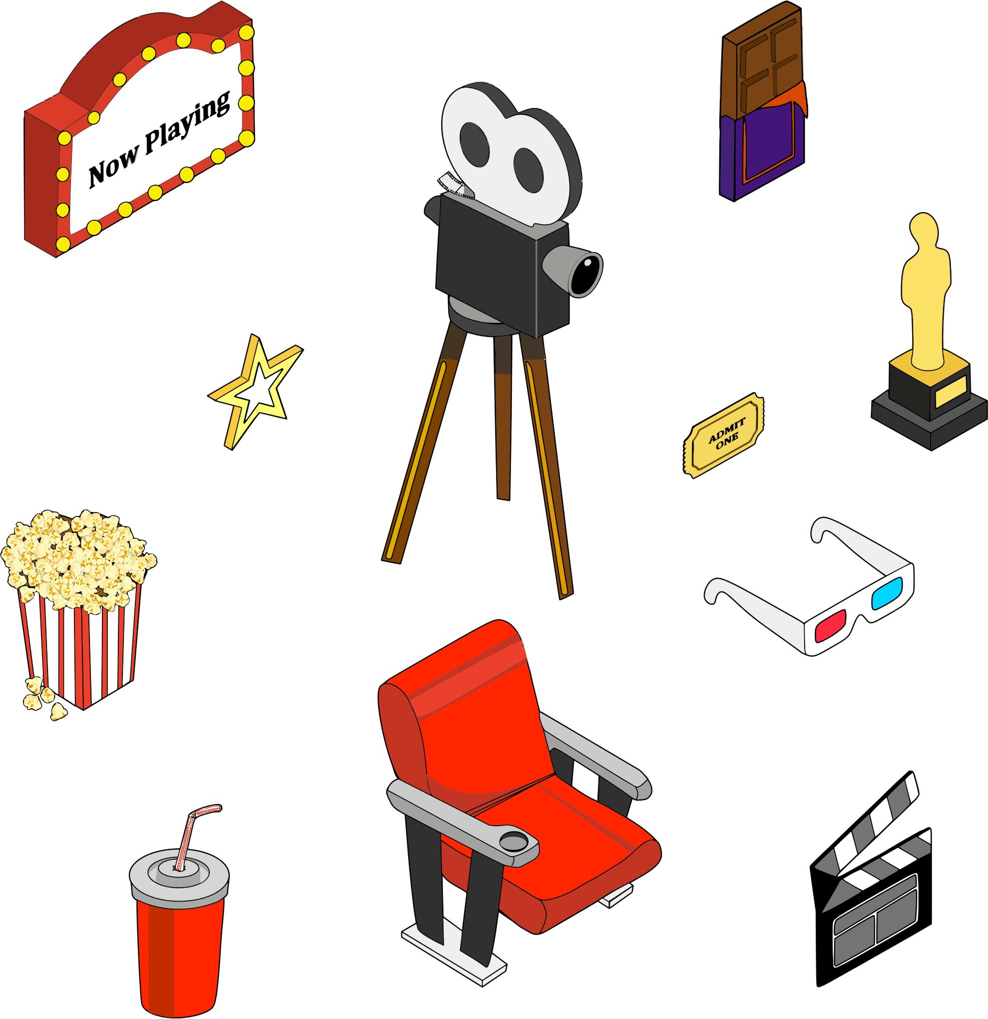 Cinema Paraphernalia png icons