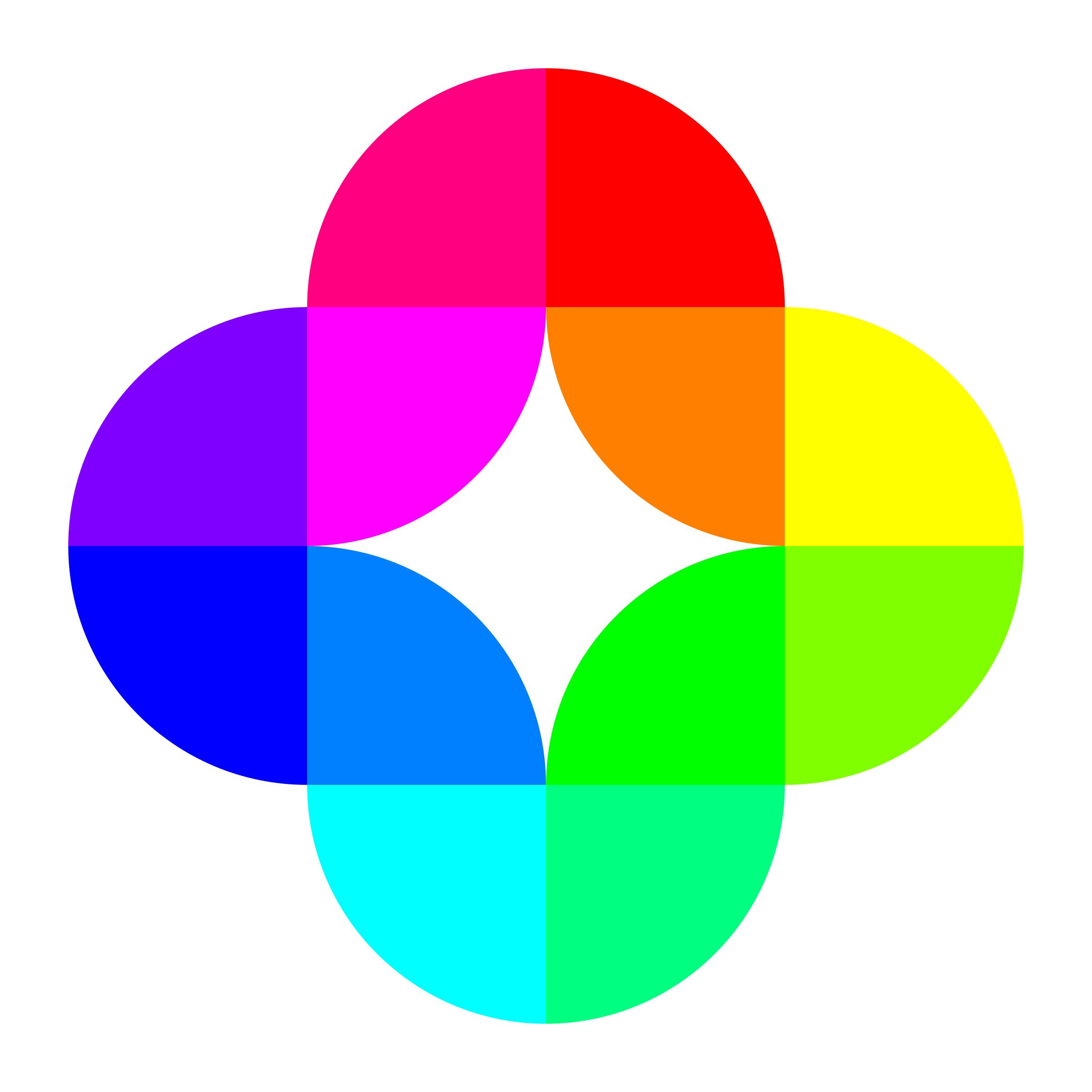 circle fourths 12 color png
