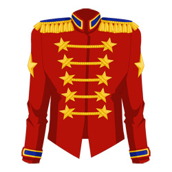 Circus Ringmaster Suit Illustration icons