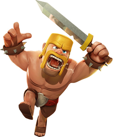 Clash Of Clans Barbarian Fighting icons