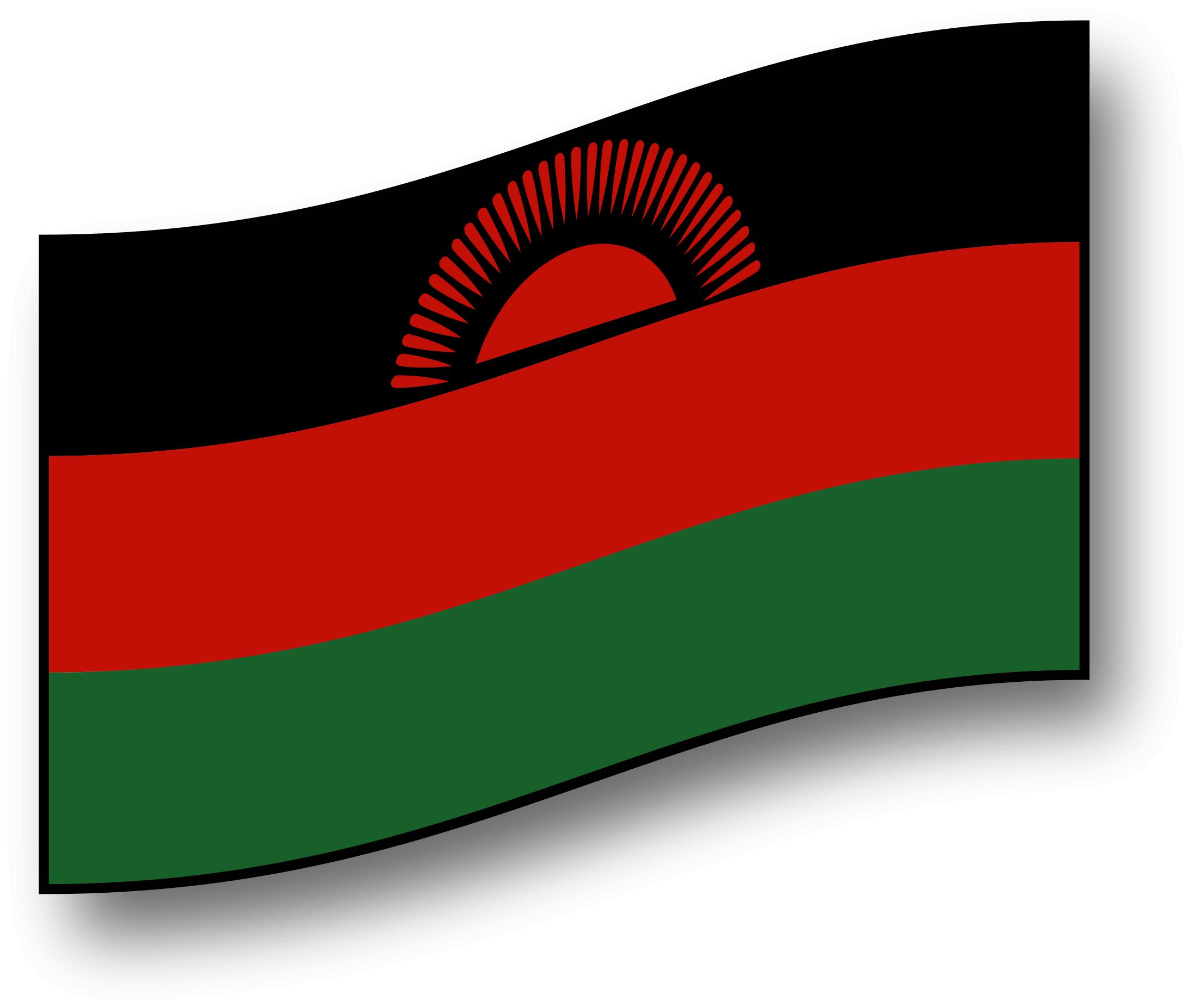 clickable Malawi flag png