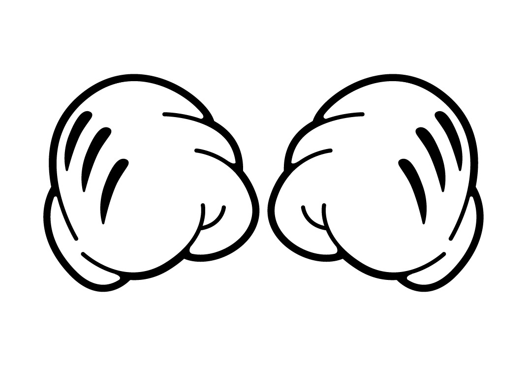 Closed Fists Mickey's Hands icons