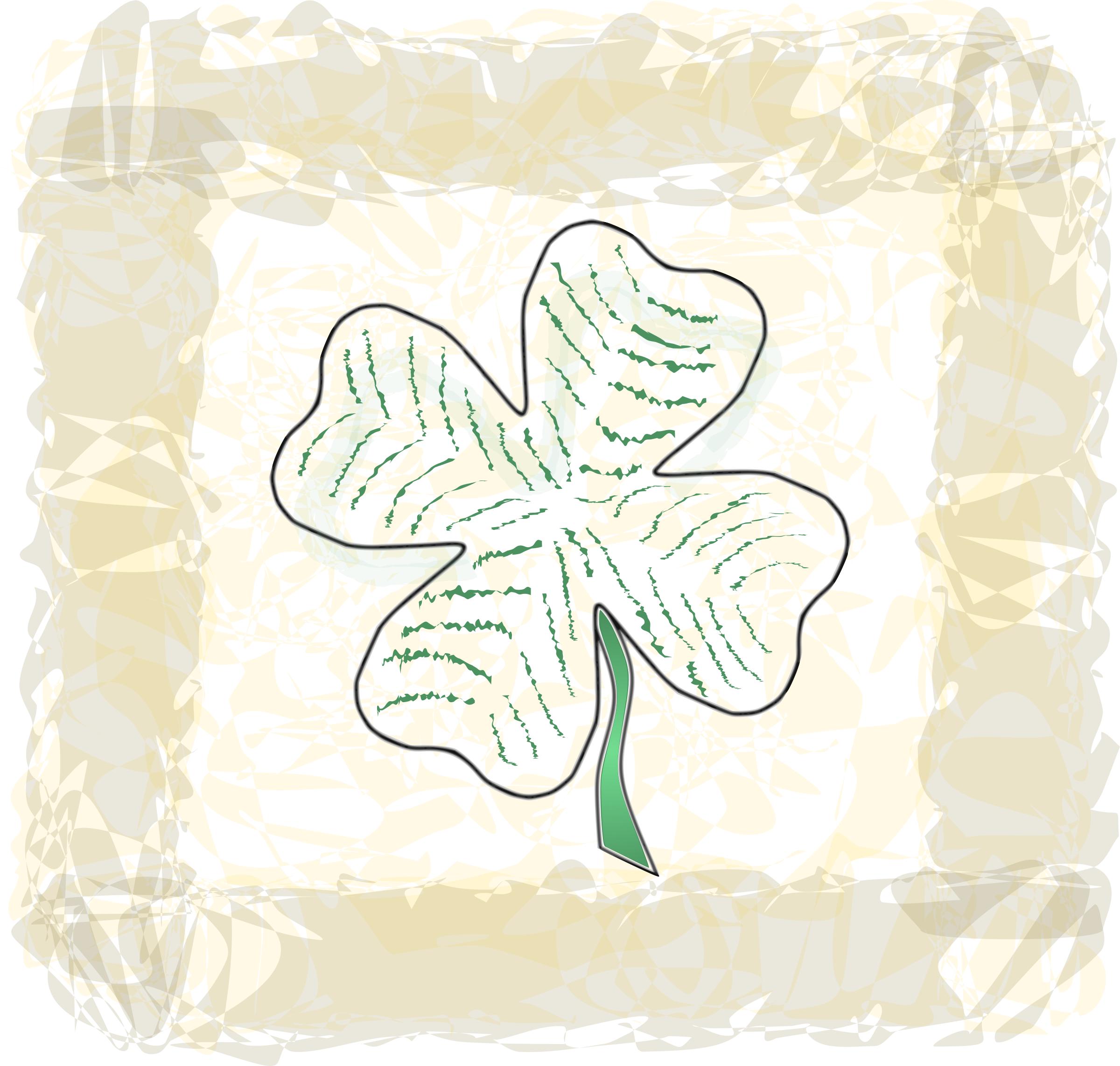 Clover with background png