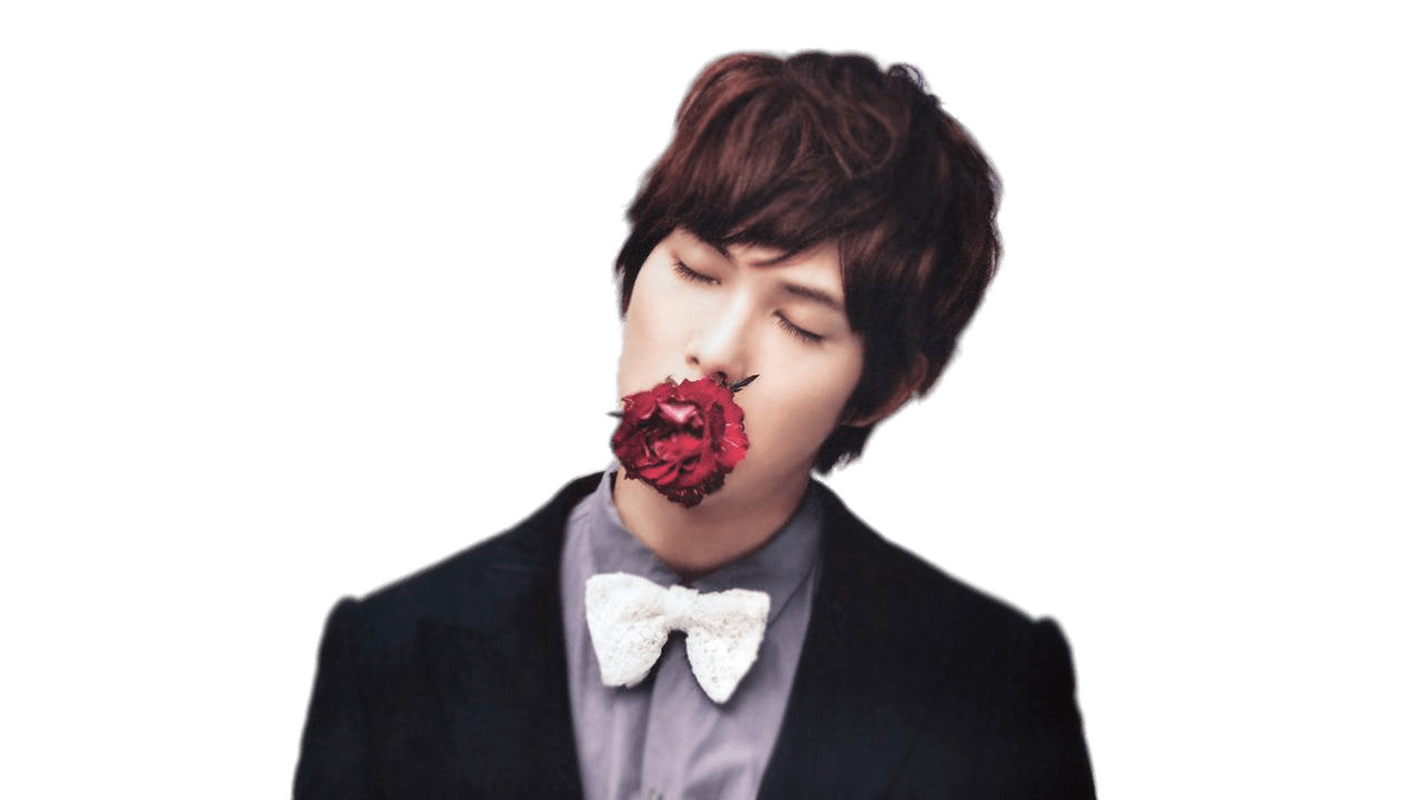 CNBlue Jonghyun Flower In Mouth png icons