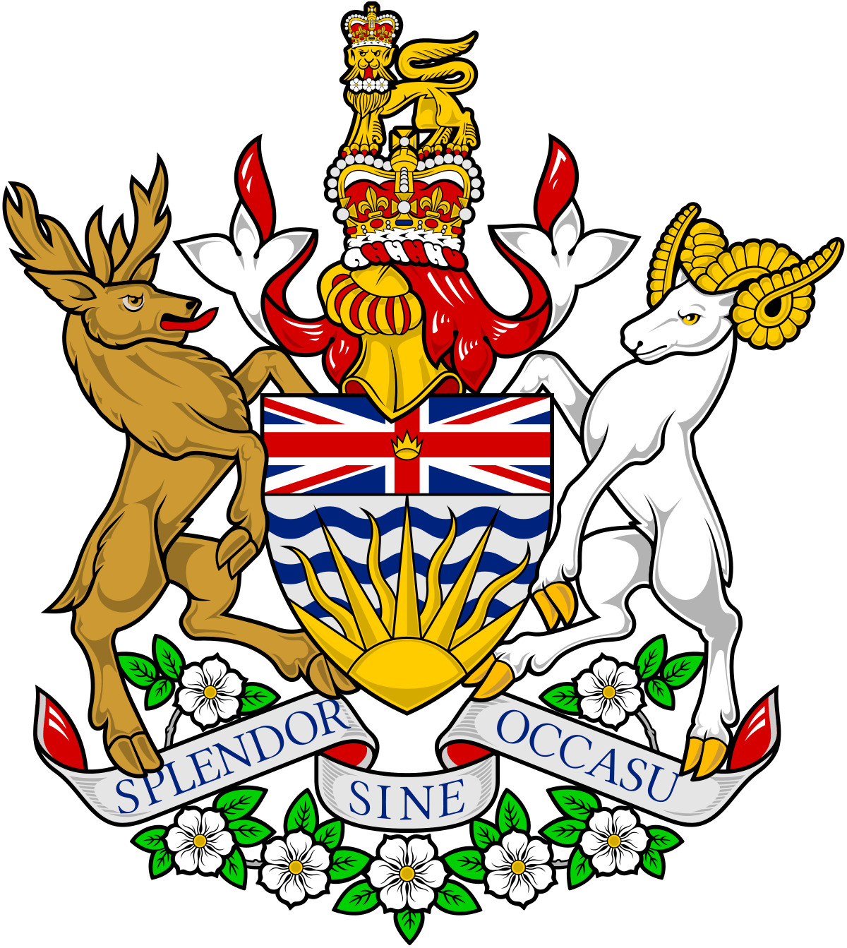 Coat Of Arms British Columbia icons
