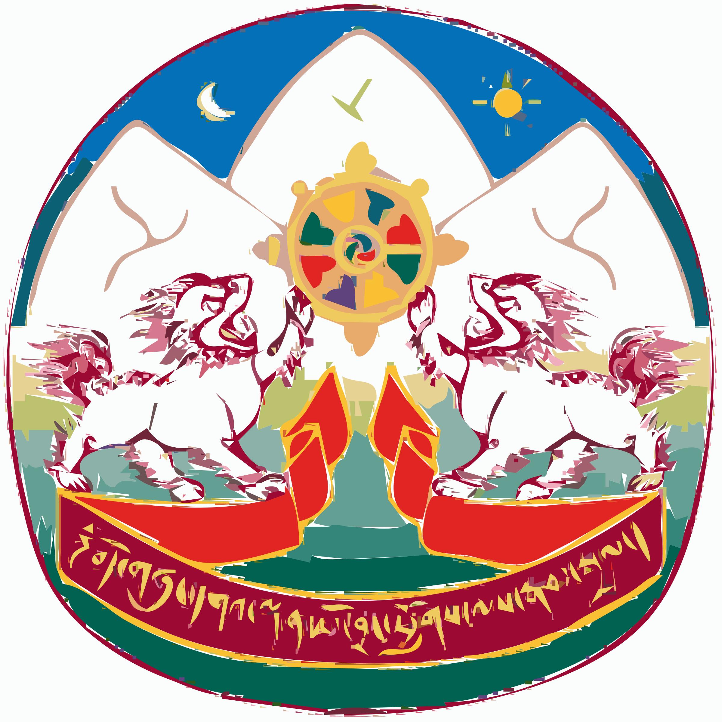 Coat of Arms of Tibet png