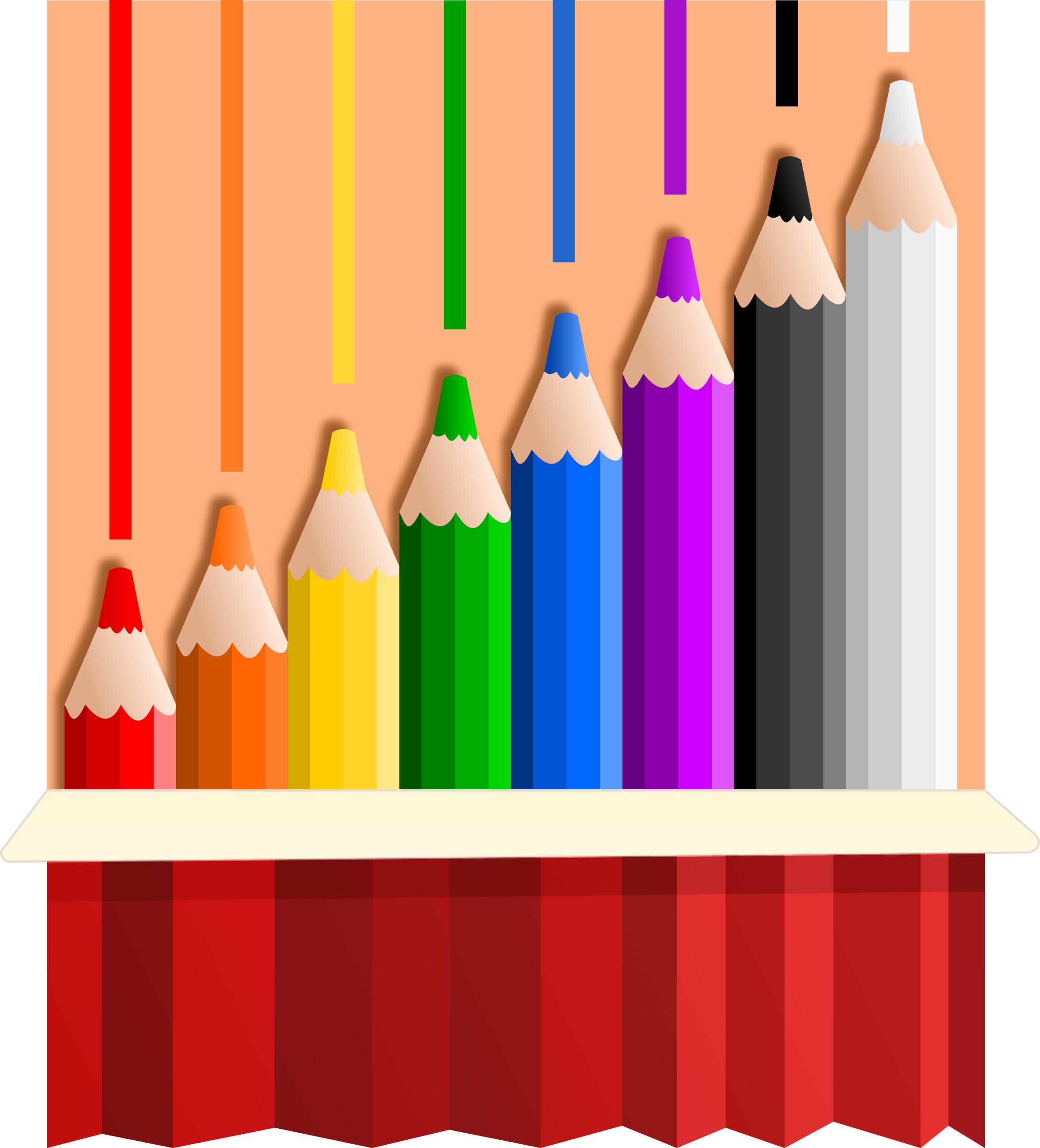 color pencil PNG icons