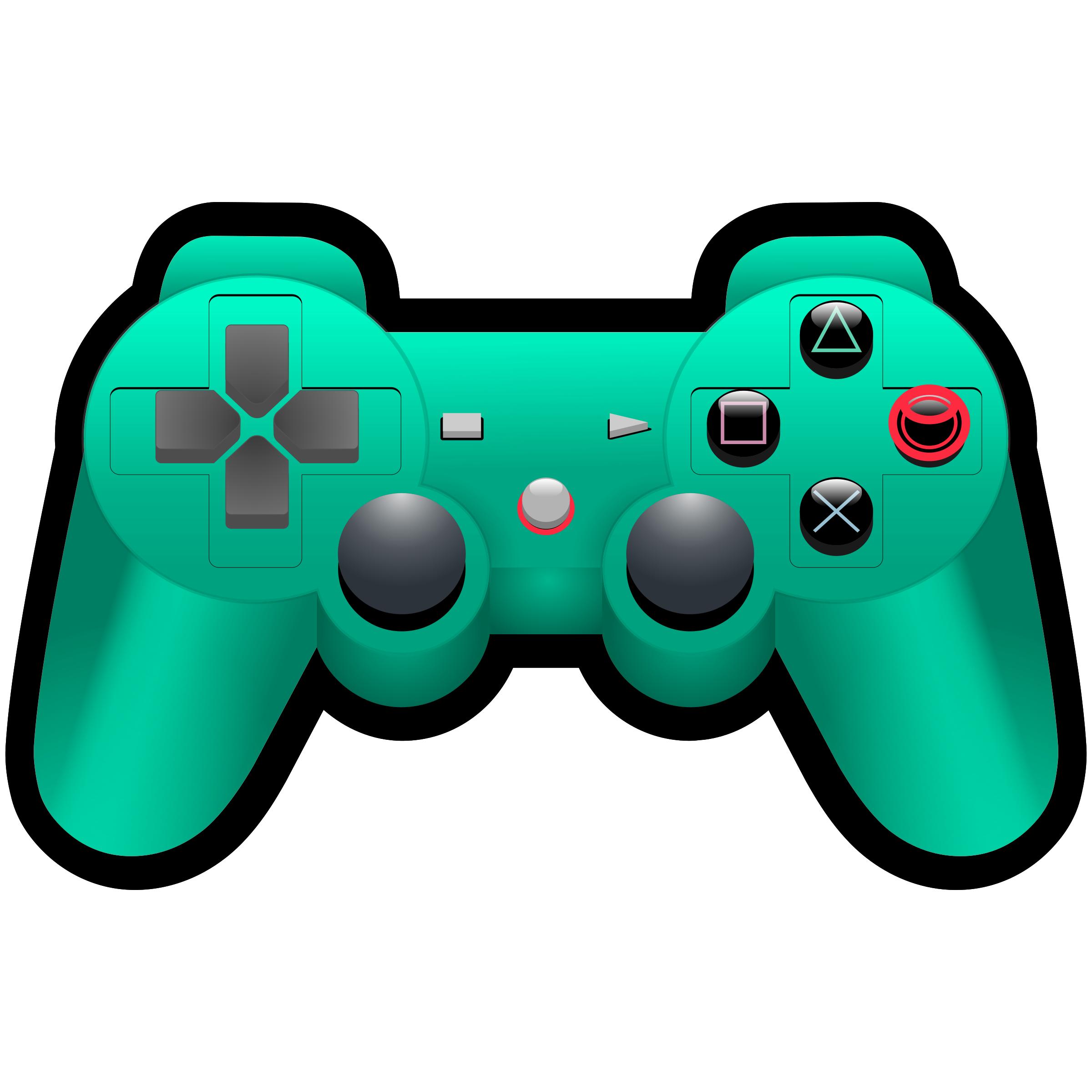 Color PlayStation Controller png