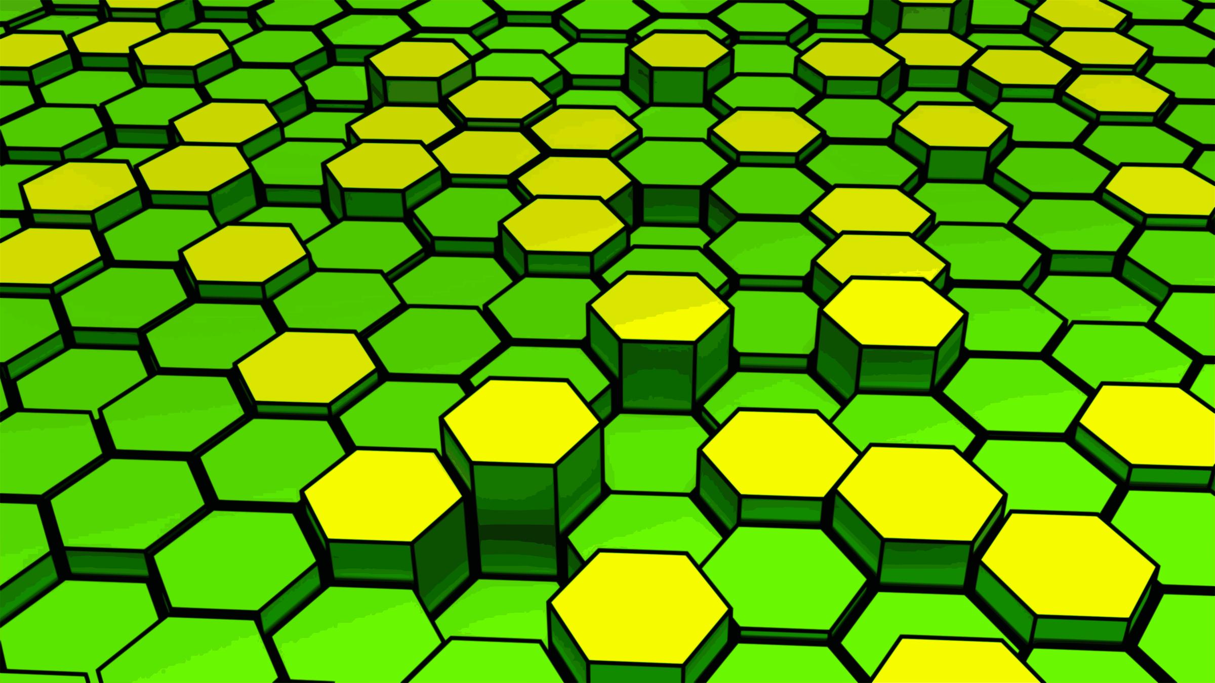 Colored Hexagons png