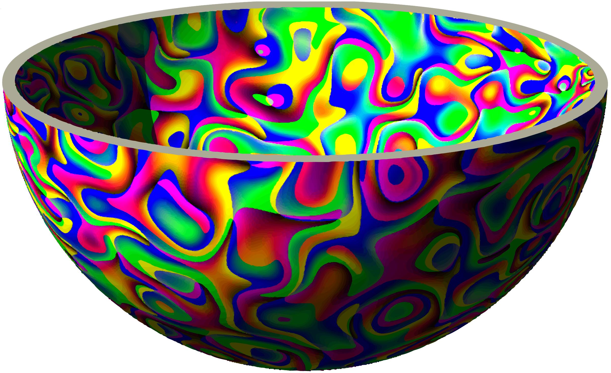 Colourful bowl png