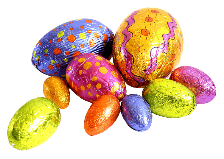 Colourful Easter Eggs PNG icons