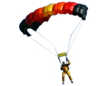Colourful Parachute png icons