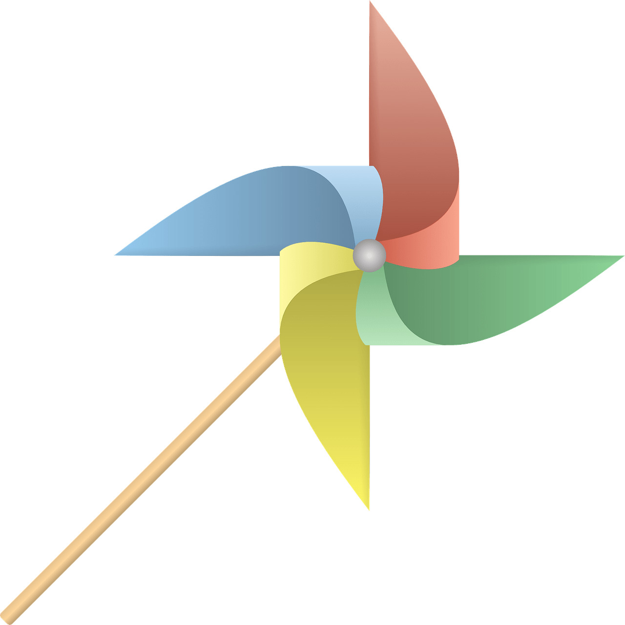 Colourful Pinwheel icons