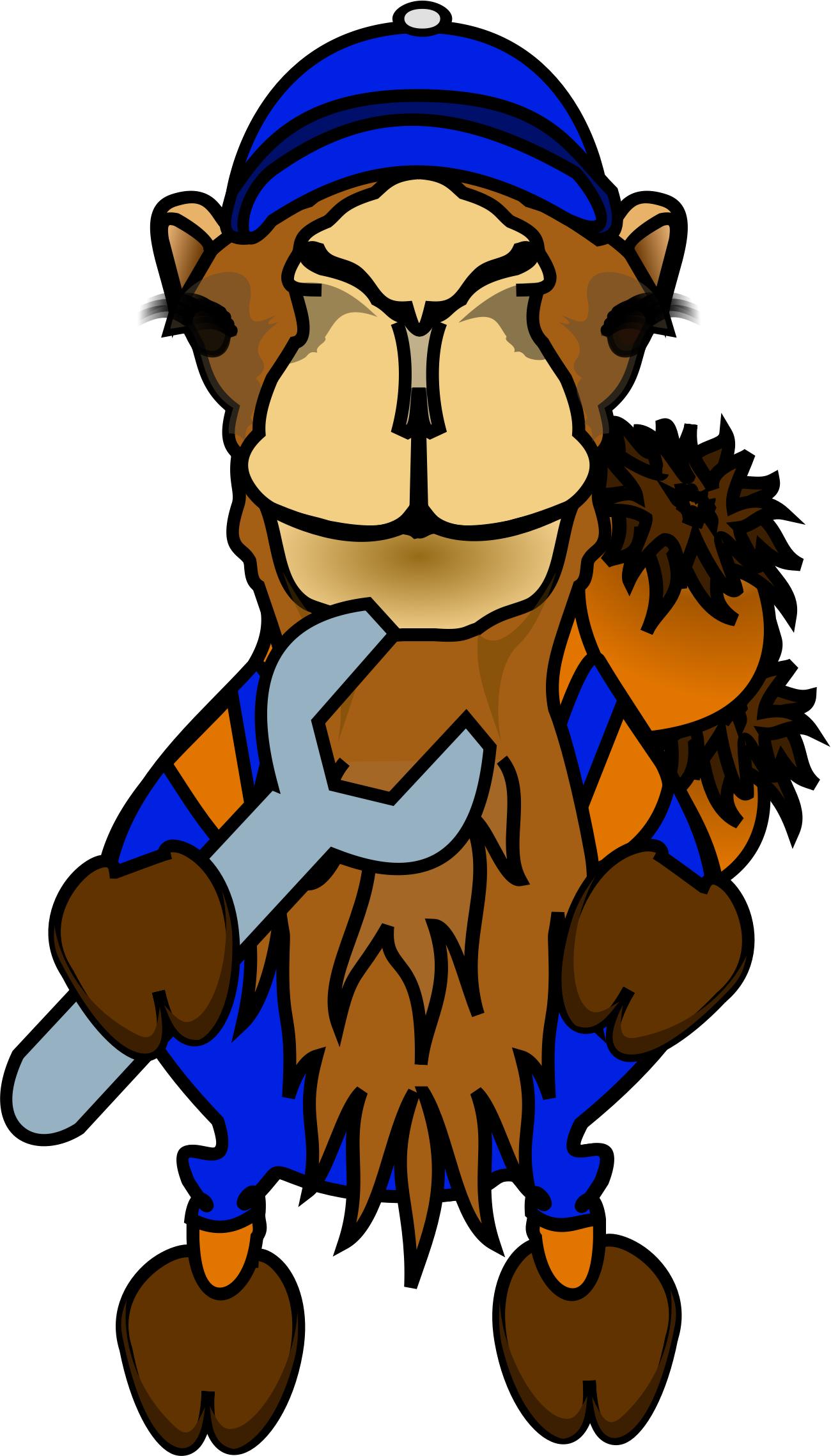 Comic Camel - Worker png