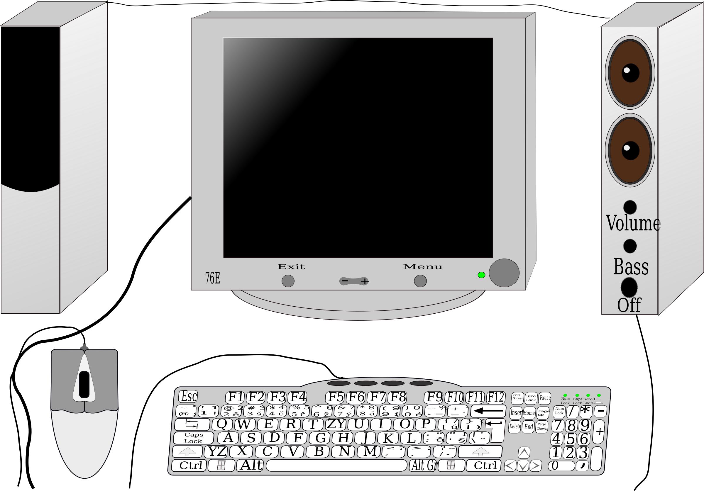 computer setup PNG icons