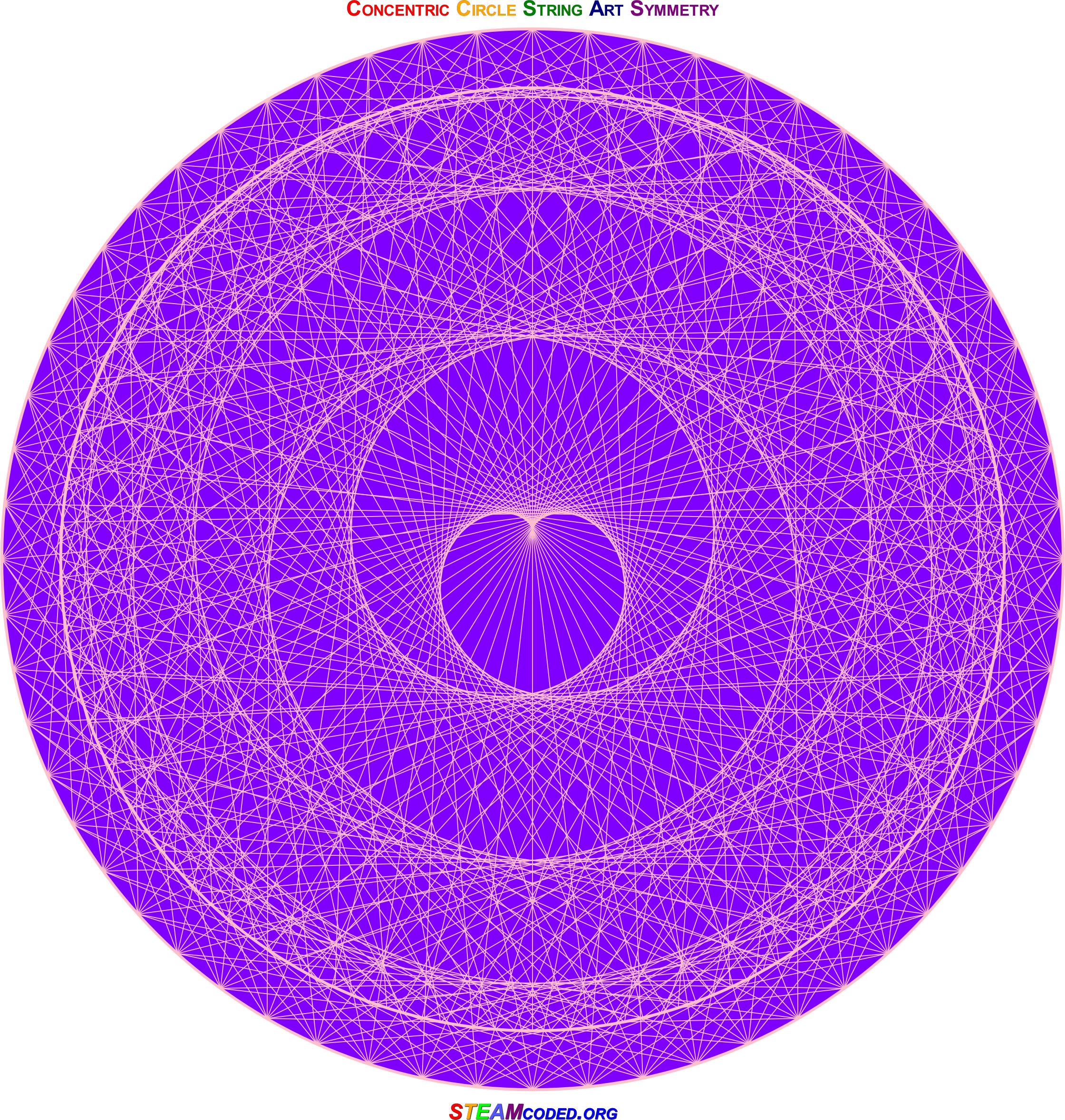 Concentric Circle Symmetry 4 png