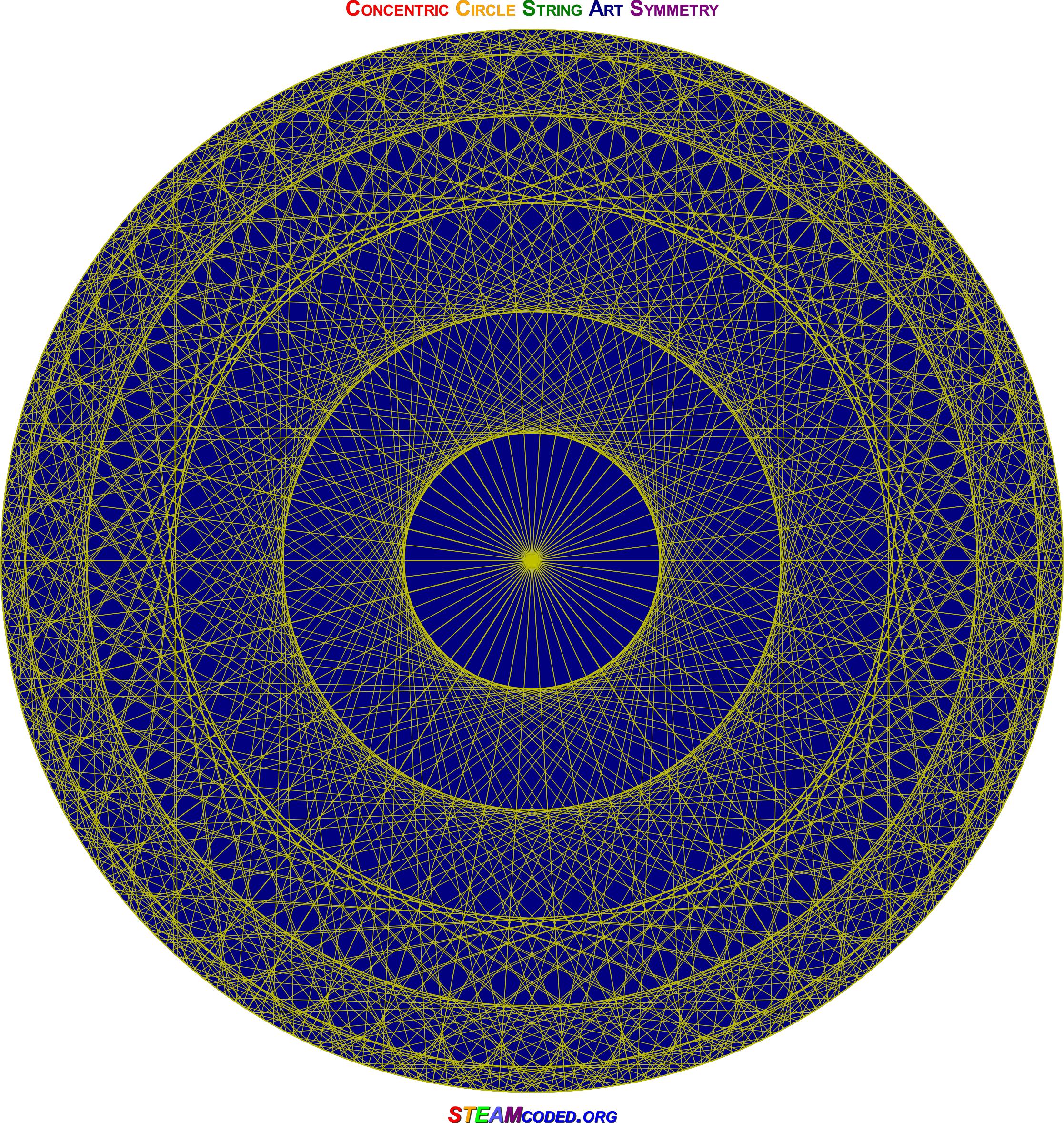Concentric Circle Symmetry 5 png