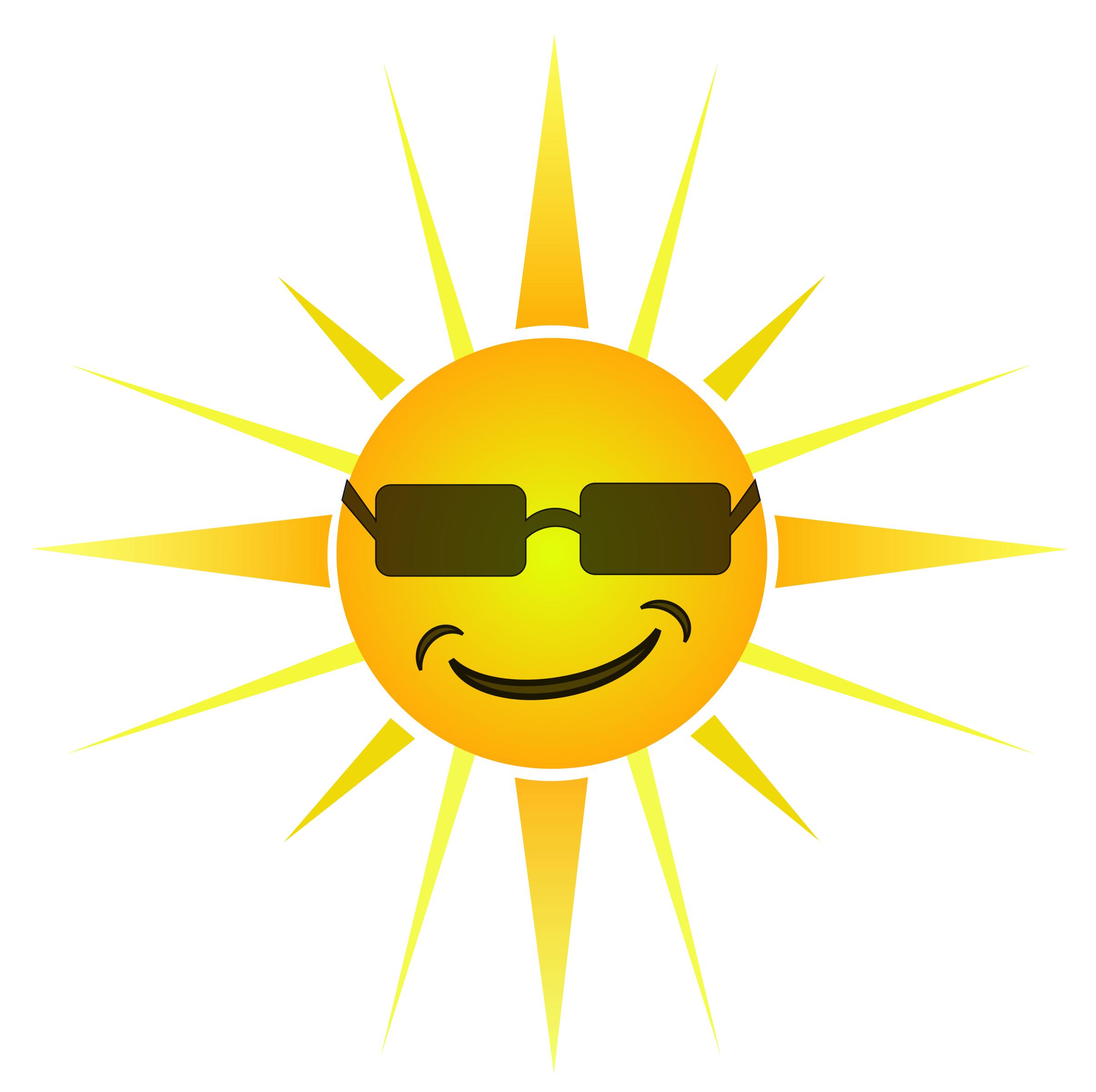 Cool Happy Sun png