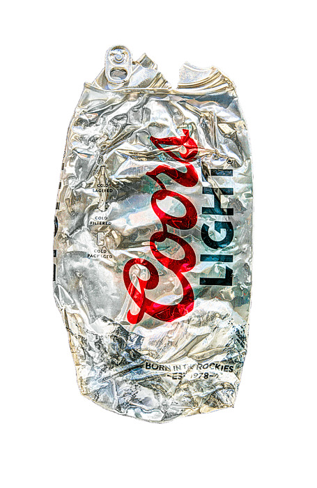 Coors Light Crushed Can PNG icons