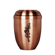 Copper Coloured Urn With Rose Emblem PNG icons