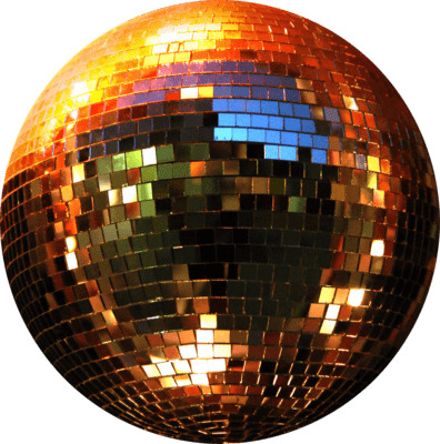 Copper Gold Disco Ball png icons
