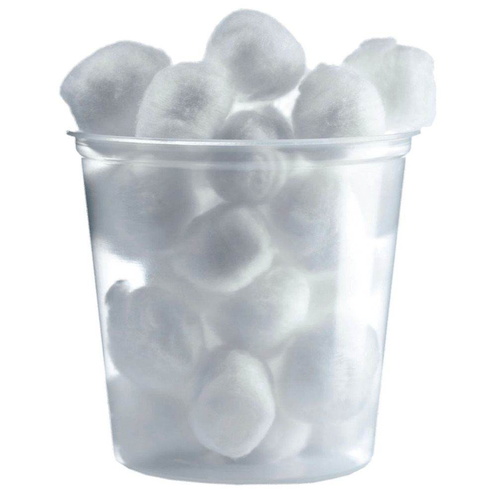 Cotton Balls In Plastic Cup icons