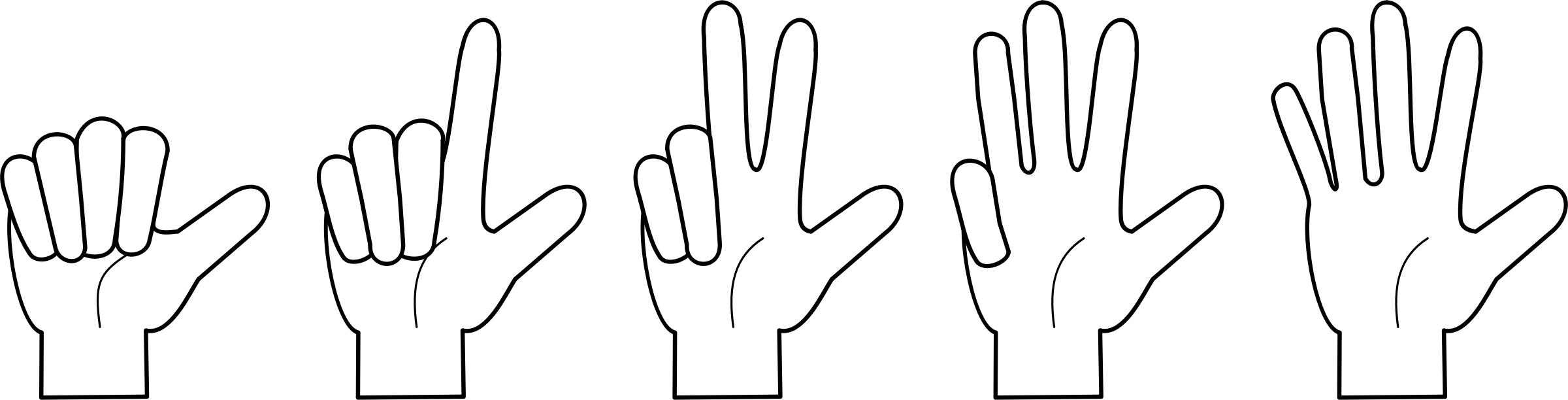 Count on fingers png
