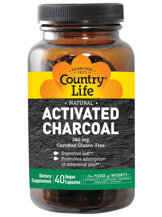 Country Life Natural Activated Charcoal icons