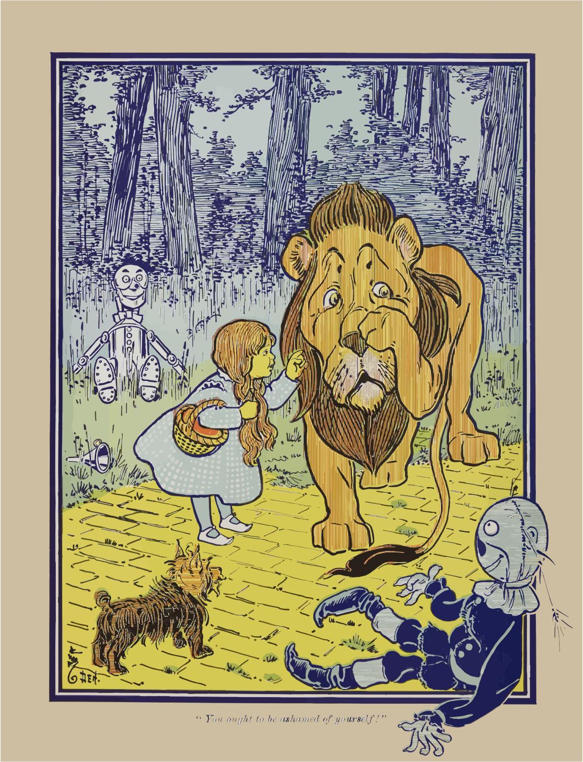 Cowardly Lion Wizard Of Oz png