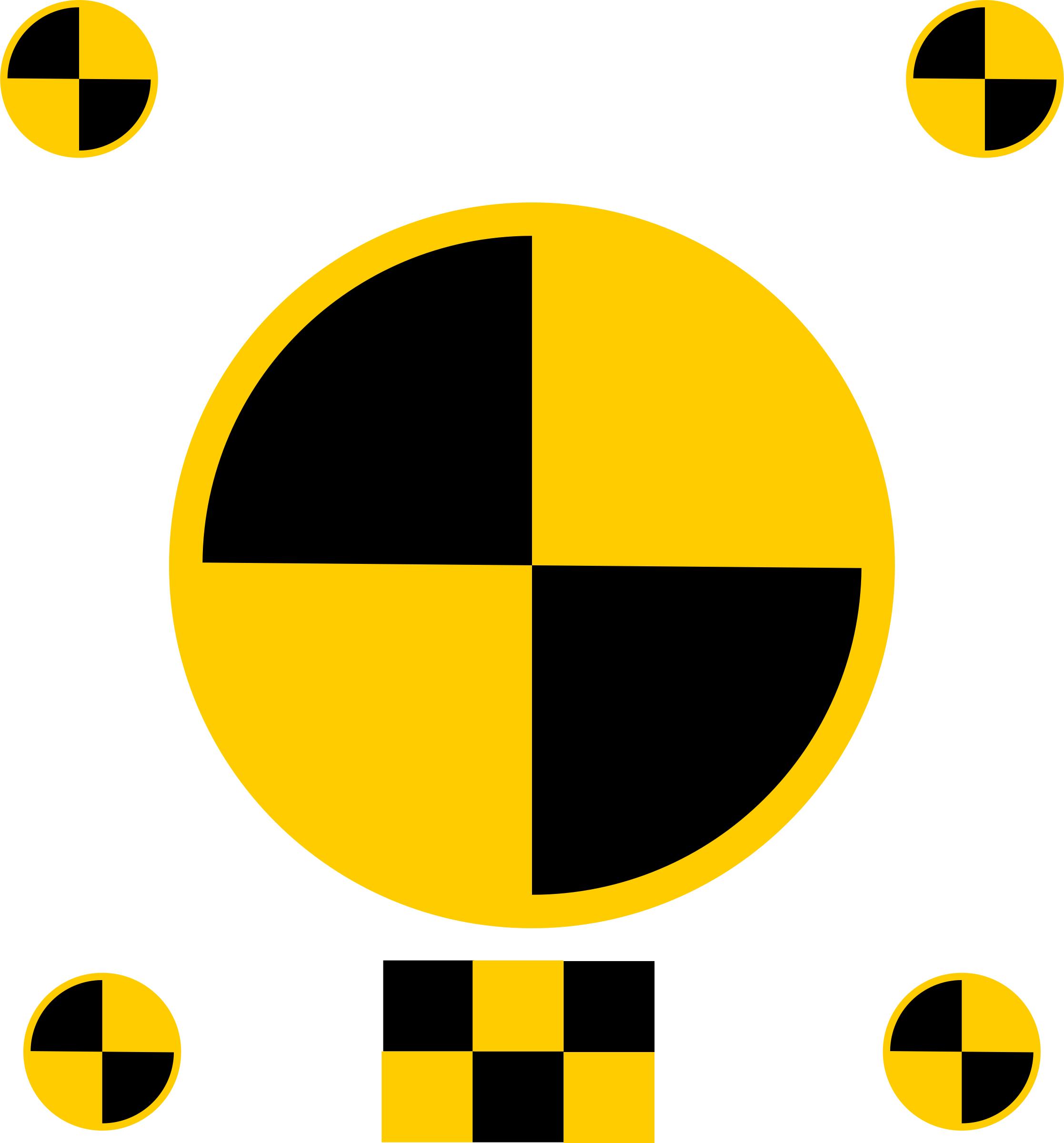 Crash Test Markers PNG icons