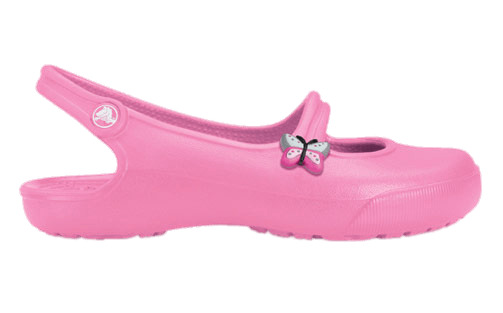 Crocs Pink Girls Flats icons