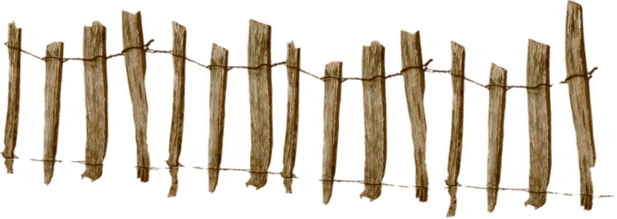 Crooked Wooden Fence Gate png