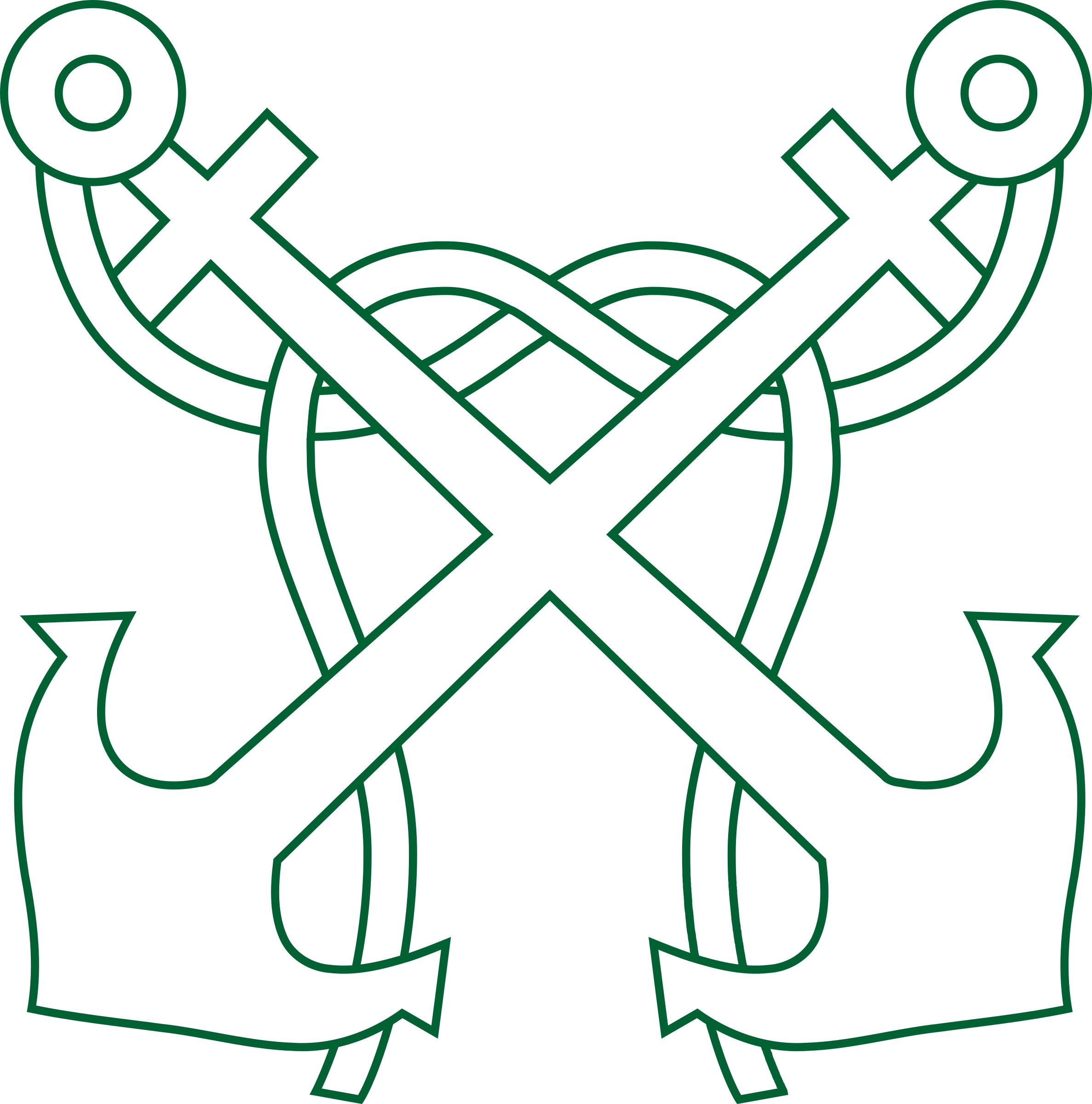 Crossed anchors png