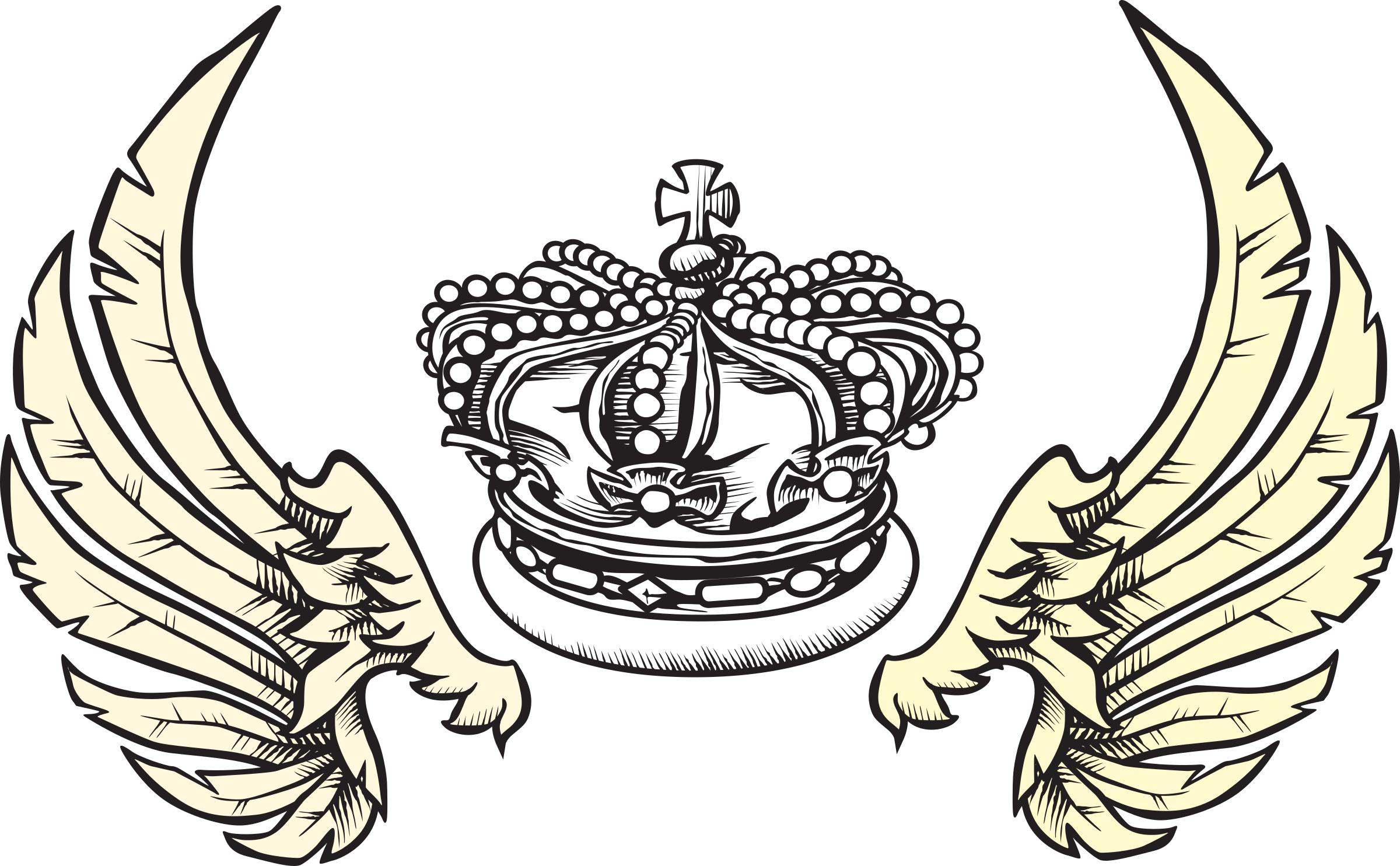 Crown and Wings png