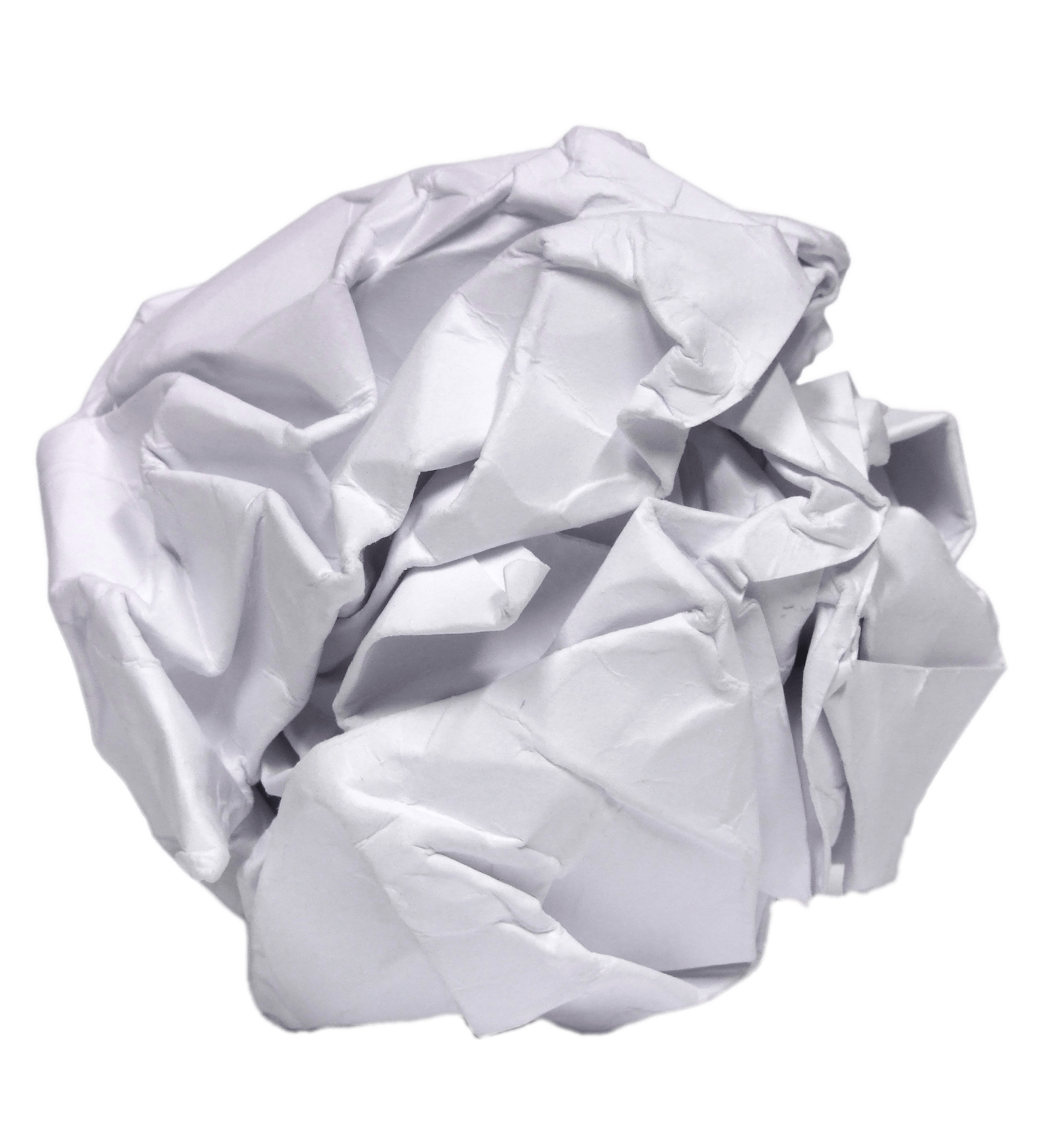 Crumpled Paper Ball png