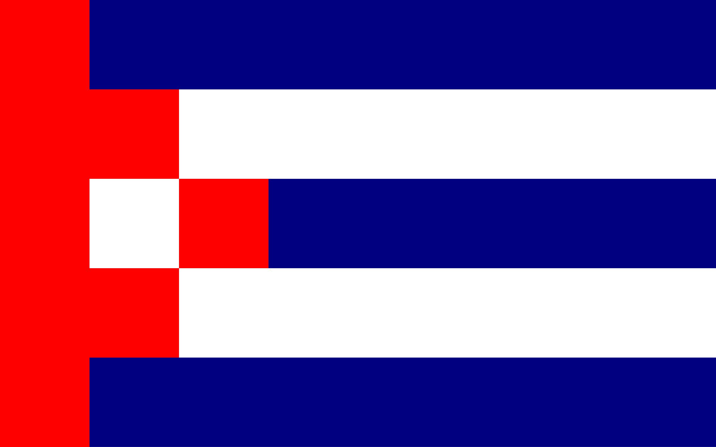 Cuba Flag Pixel Art png