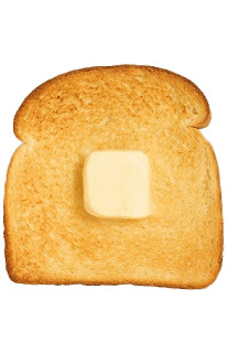 Cube Of Butter on Toast png icons