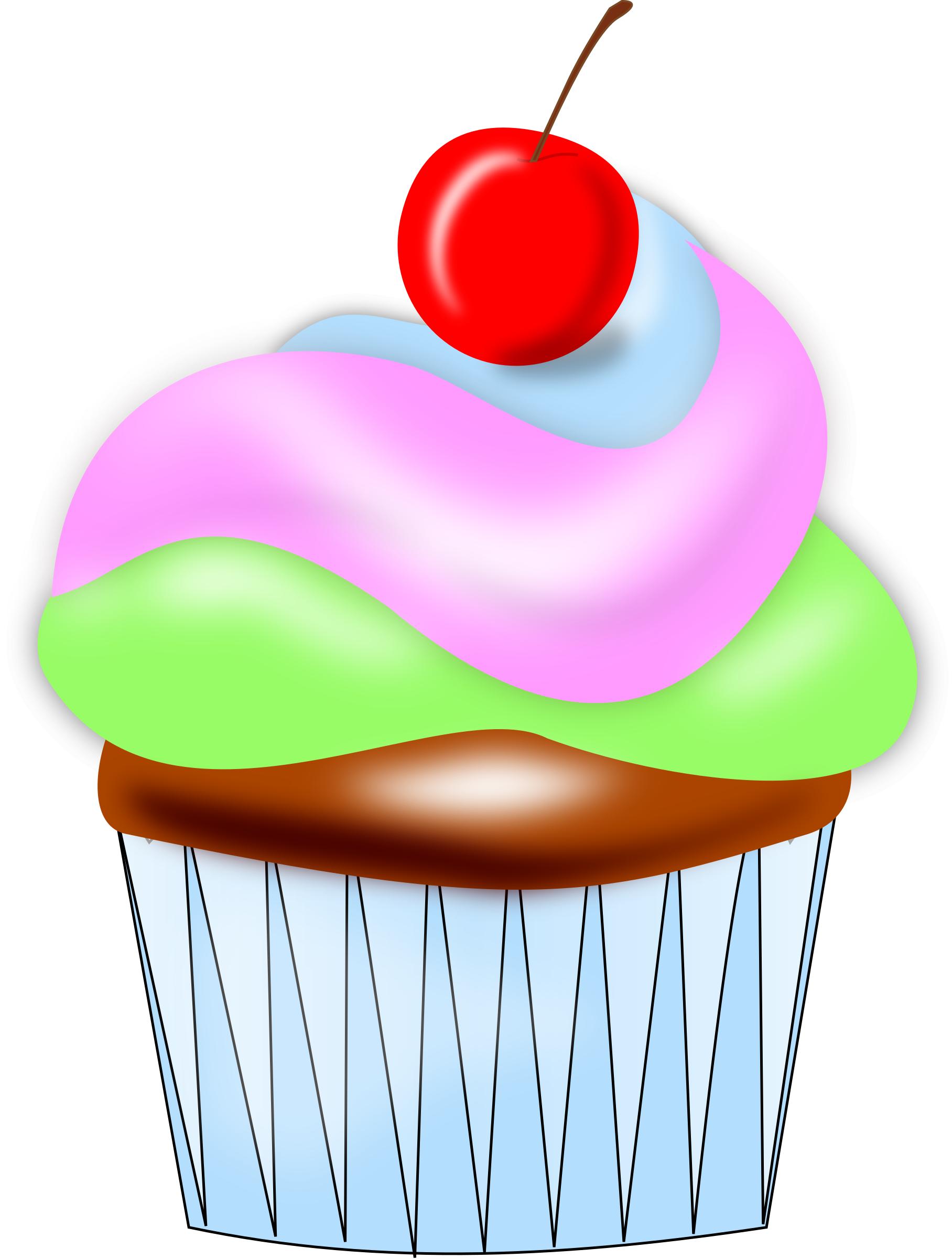 Cupcake w cherry png