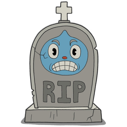 Cuphead RIP Goopy Le Grande png