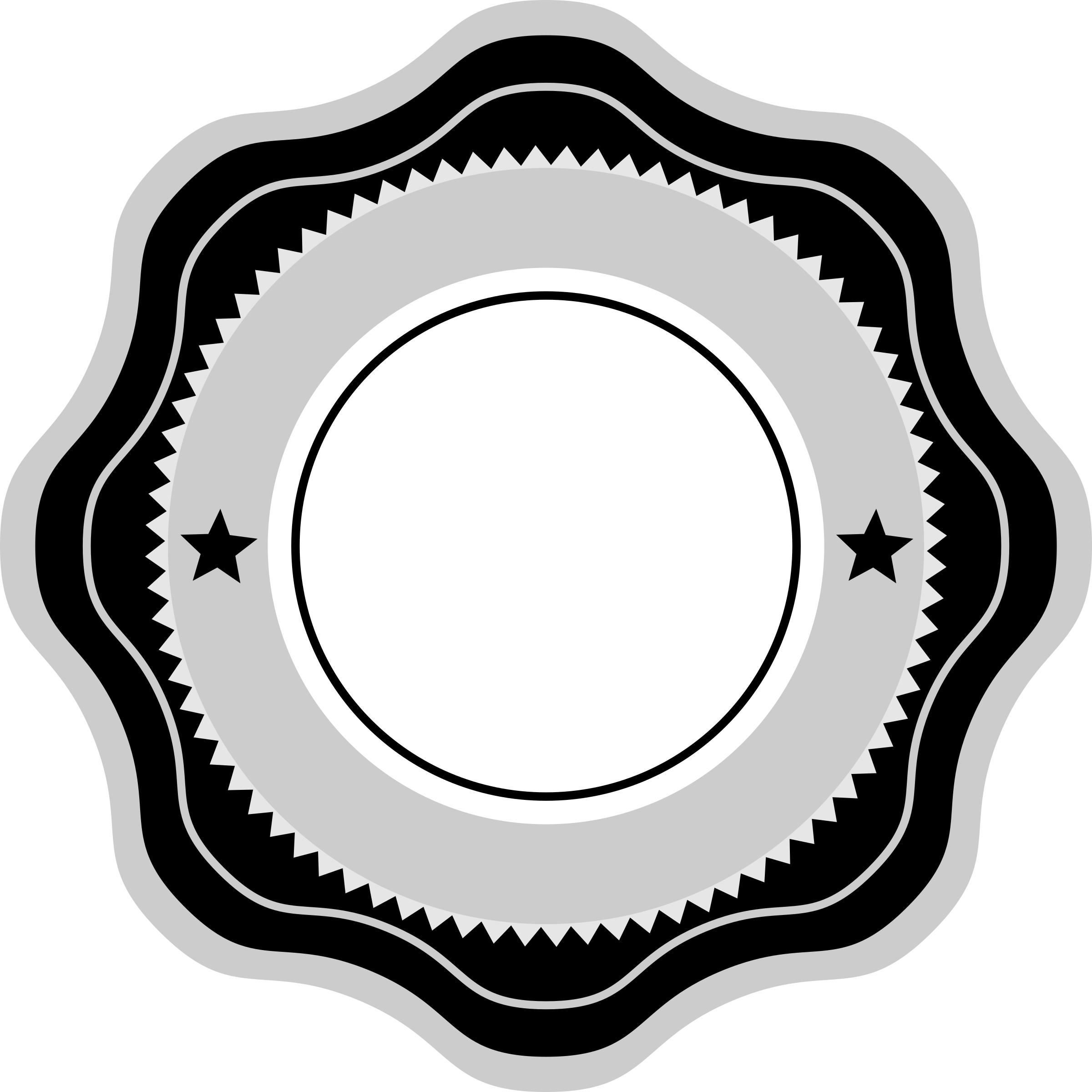 Curly Badge png