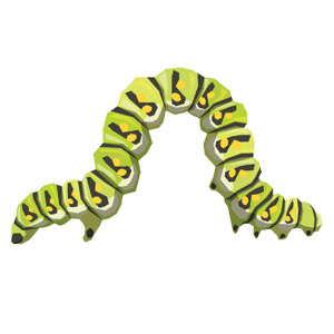 Curved Caterpillar icons