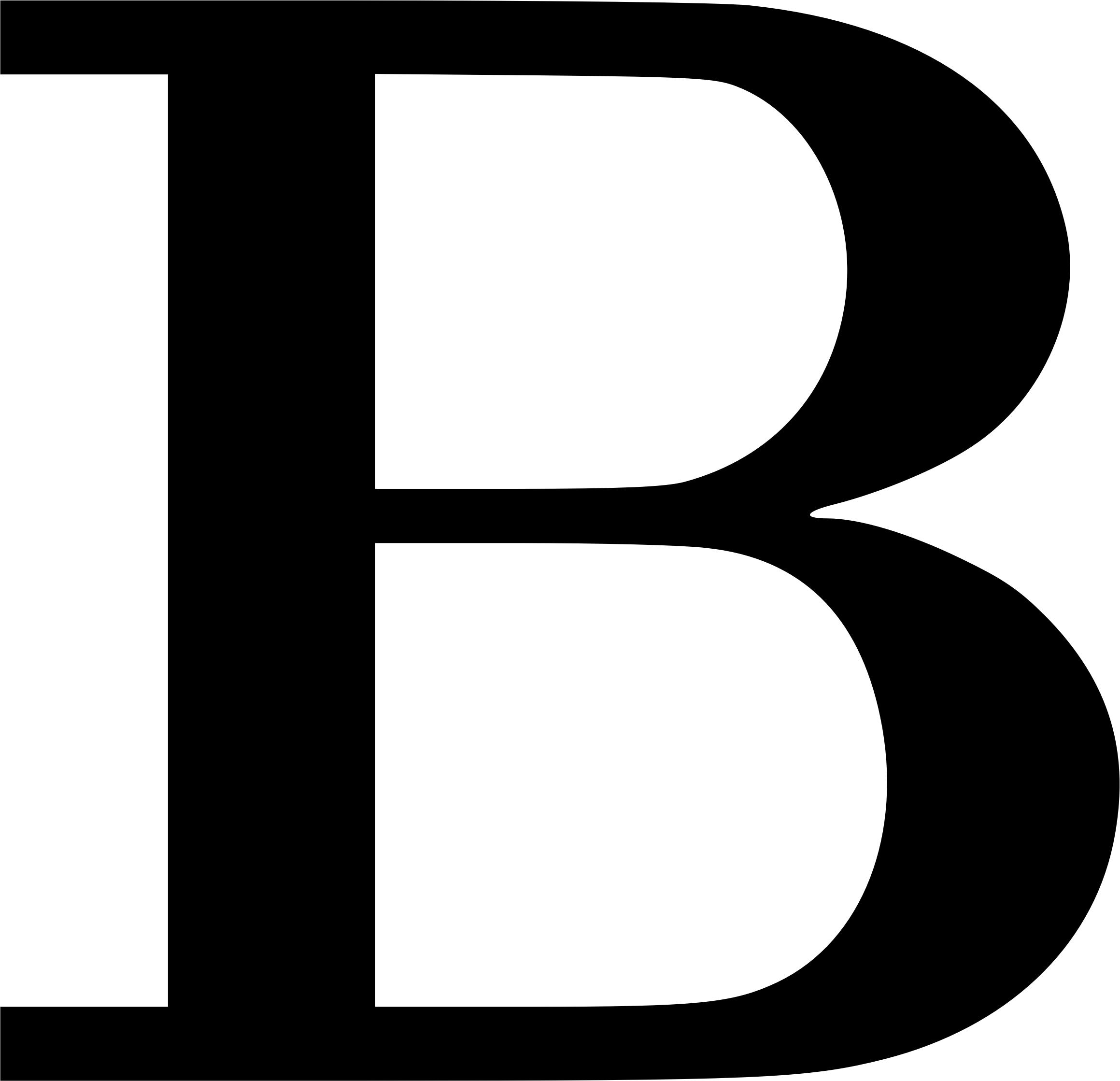 Cyrillic letter B icons