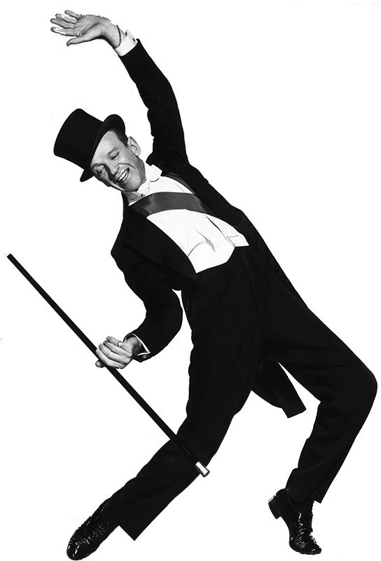 Dancer Fred Astaire icons