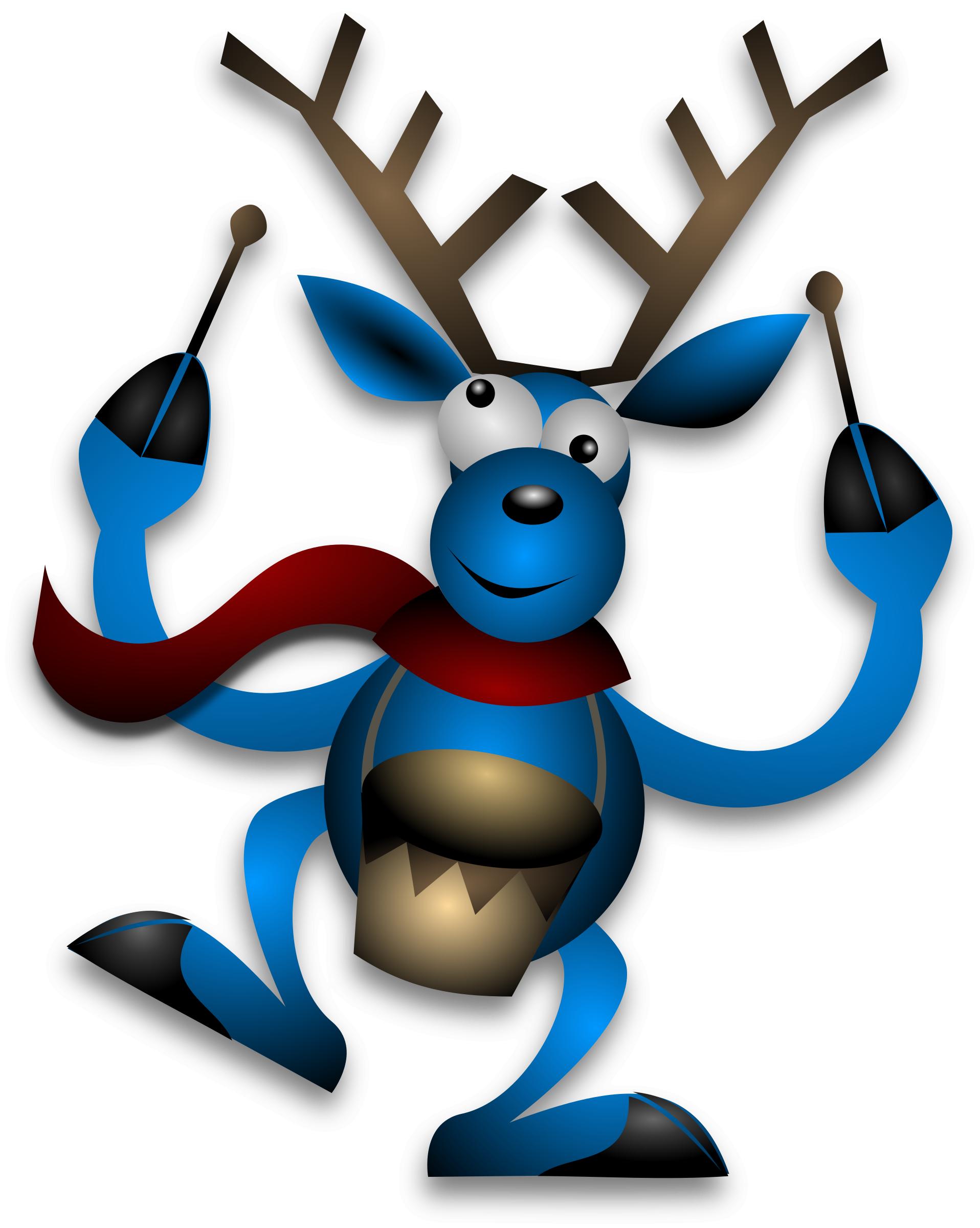 Dancing Reindeer 2 PNG icons